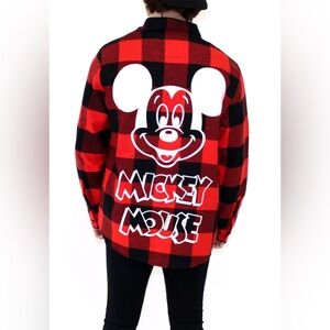 CAKEWORTHY MICKEY MOUSE FLANNEL TOP